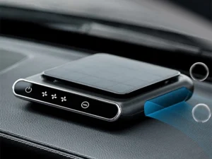 Car Air Purifier HEPA Filter LED Display Smart Anion Air Cleaner Odor Smoke Remover