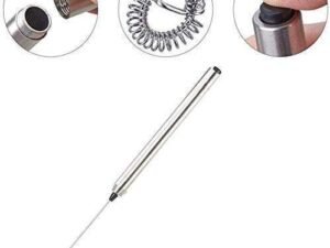 Stainless Steel 304 Battery Operated Hand Mixer Custom Made Milk Hand Mixer