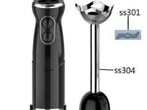 Handheld Hand Blender 1000W Immersion Blender Mixer with Attachments: Stainless Steel Blade With 6 in 1 Hand Blender