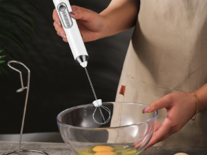 Electric Milk Foam Portable Egg Beater Handheld Coffee Egg Beater Foam Mixer Kitchen Household Milk Foamer