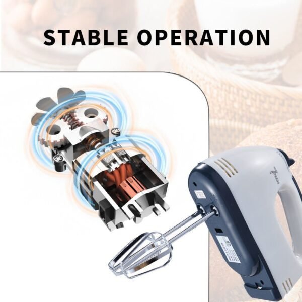 Hbf9e1f6e69d14116bdba0ecdc0997af2J.jpg 7 Speed Home Kitchen Egg Beater Hand Blender Electric Hand Mixer With Whisk