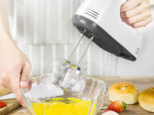 Electric Hand Mixer Kitchen Beater Spiral Whisk Stand Cake Baking Food Blender Egg Beater Cream Dough Hand Electric Mixer