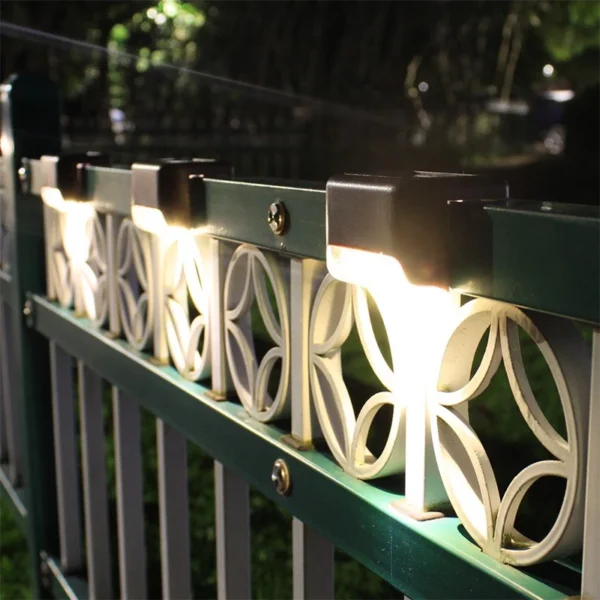 c182546164448c5a736b3616bec03676.webp Solar Outdoor Courtyard LED Wall Light Stair Step Fence Waterproof