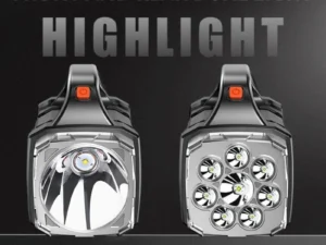 3000LM Super Bright LED Flashlight COB Side Lamp Rechargeable Solar Light