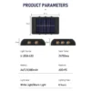 LED Solar Wall Light Outdoor Garden Yard Patio Pathway Fence Waterproof