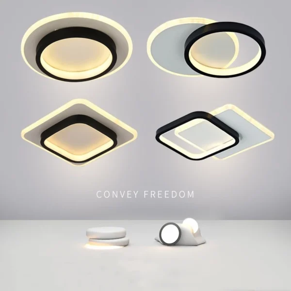 Nordic Modern LED Ceiling Light Corridor Bedroom Dining Room
