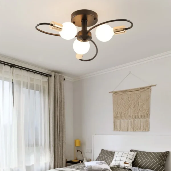Modern Nordic Originality LED Ceiling Light Living Room Bedroom Dining Room