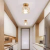 cn-11134207-7r98o-lzh169ajhoqb86.webp Modern Nordic Retro LED Ceiling Lamp Square Cage Balcony Bedroom