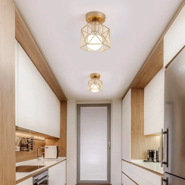 cn-11134207-7r98o-lzh169ajhoqb86.webp Modern Nordic Retro LED Ceiling Lamp Square Cage Balcony Bedroom
