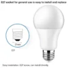 E27 5W 7W 9W 12W LED Bulb White Warm Tri-Color Energy Saving