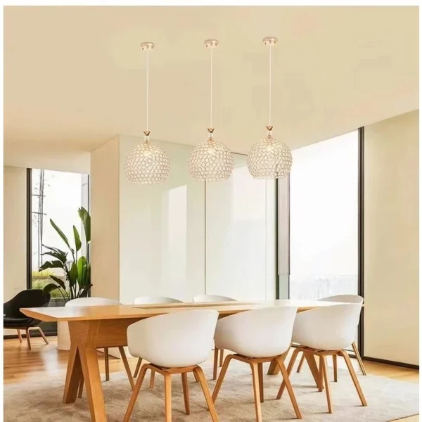 Nordic Circular Pendant Light Dining Room Living Room Staircase Bedroom