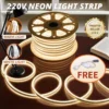 LED Strip Light Side Emitting Flexible Bendable with Free Plug