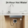 7500W Instant Electric Water Heater Tankless Wall Mounted LED Display