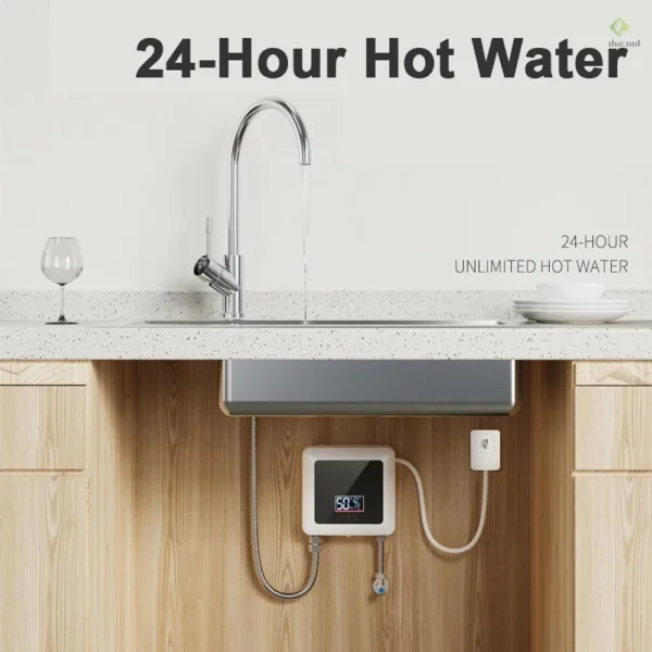 7500W Instant Electric Water Heater Tankless Wall Mounted LED Display