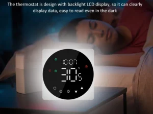 16A Smart LCD Touchscreen Thermostat Weekly Programmable Energy Saving