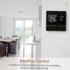 Smart LCD Touchscreen Thermostat Programmable Electric Floor Heating Controller
