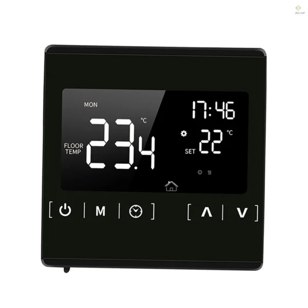Smart LCD Touchscreen Thermostat Programmable Electric Floor Heating Controller